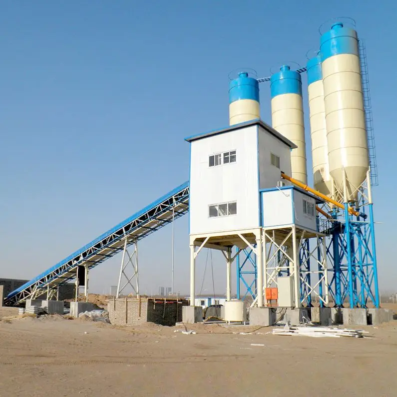 QIC YHZM35 готовый микс мобильный бетонный завод барабан для продажи