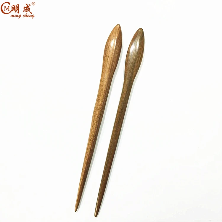Mengcheng 17-18cm retro sandalwood Japanese hair stick