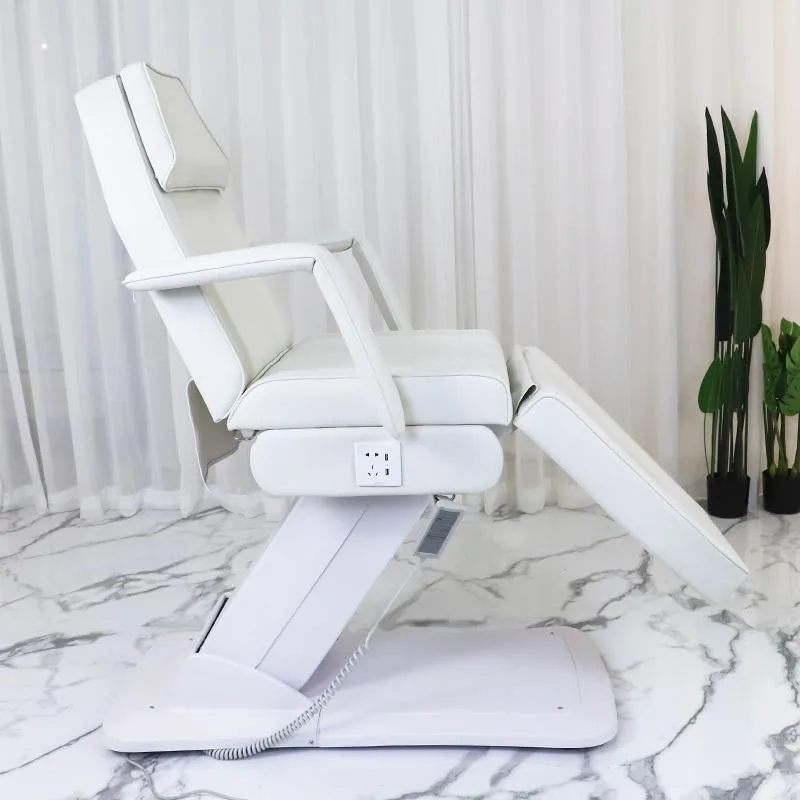 Chinese Manufacture 3motors Massage Facial Table &bed With Hole Portable Spa Facial Bed Electric Facial For Beauty Salon Price
