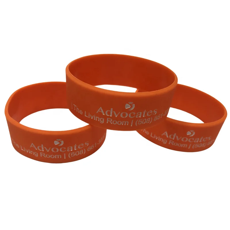 promotion gifts Factory Supply Your Own Logo Engraved Debossed Men Bracelet Silicone Wrist Band Rubber Custom Silicon Wristband