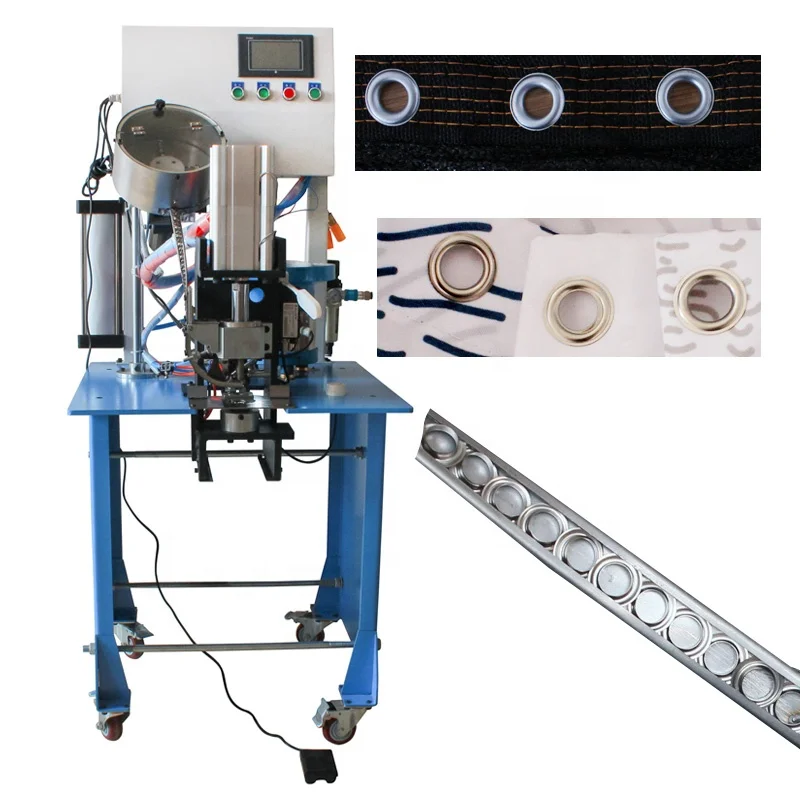 Automatic grommets eyelet punching machine for sun green shade