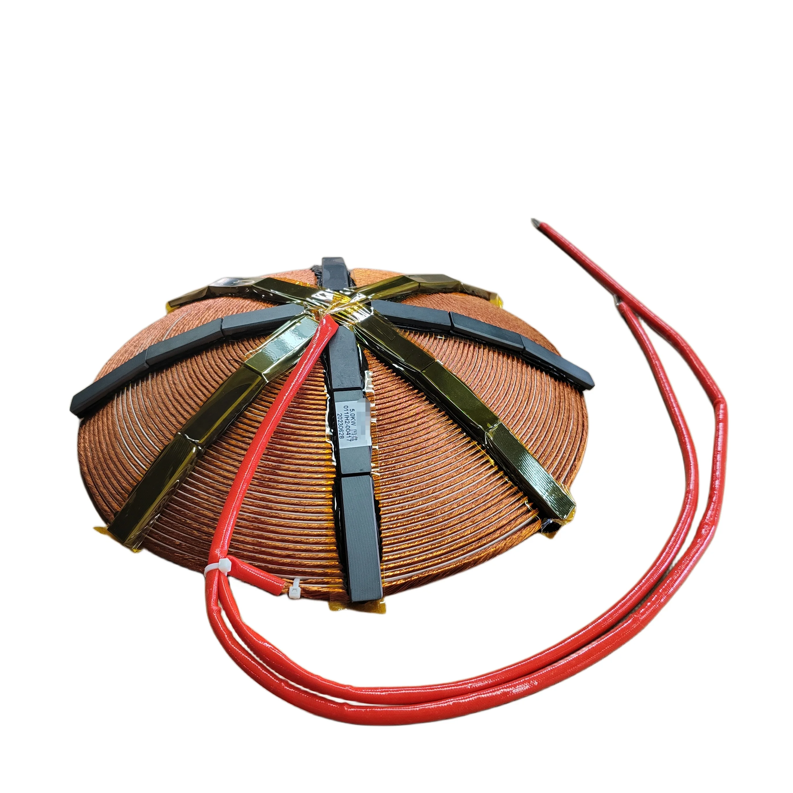 High quality OEM 5KW induction heating coil commercial WOK Induction furnace Copper Coil