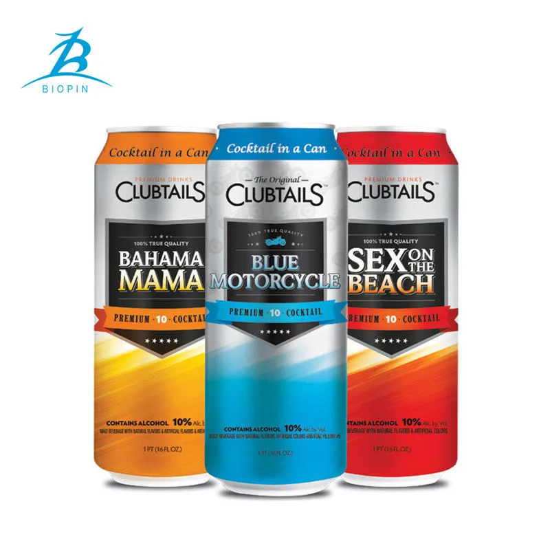 250ml 330ml 350ml 355ml 500ml 12oz 16oz Empty blank custom beverage printed aluminum beer cans manufacturer supplier