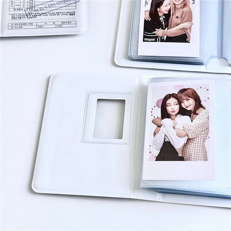 3in идол карты собирать книги Kpop фотоальбом фотокарточка корейское резюме альбом для переплета фотографий