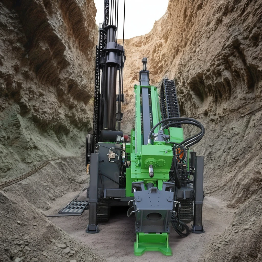 Diesel Water Well Drilling Rig Hydraulic Portable 350m Truck Mounted Borehole Machine Deep Water Drill Rig Sale Rotary Drilling