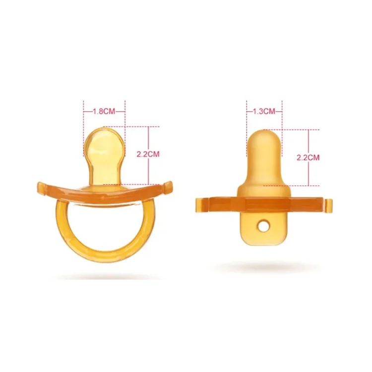 0-6M Newborn baby silicone soft Orthodontic Baby Pacifier with clip PP box