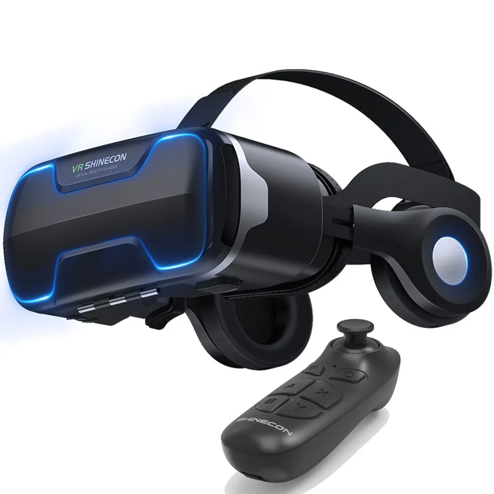 
Hot Selling 3d Vr Glasses Virtual Reality 3d Vr Boox With Headset Headphone 