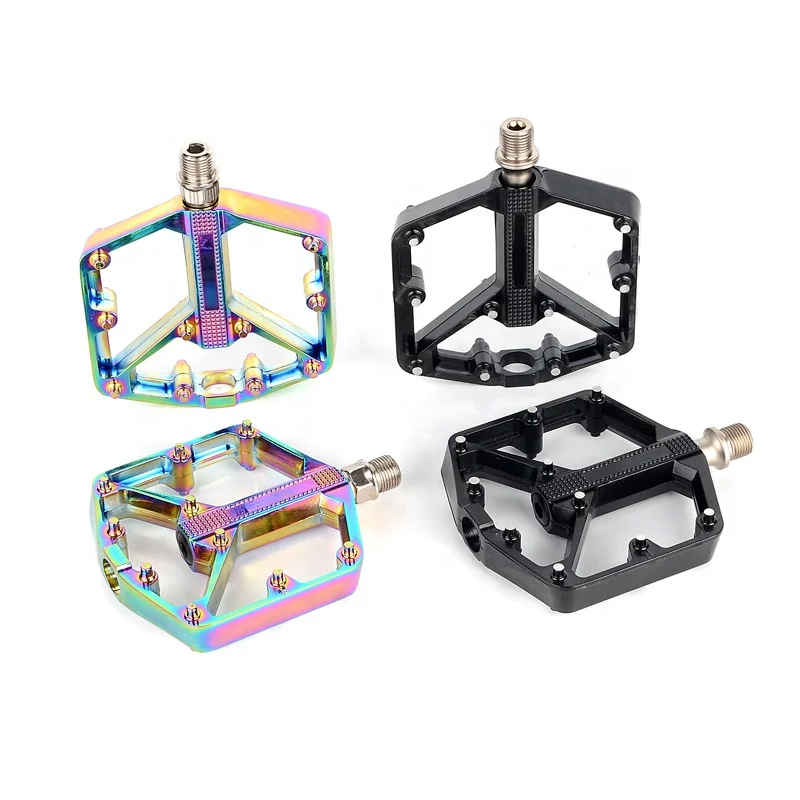 Guaranteed Colorful 3 Bearing Bicycle Pedal For Outdoor Sports Ultralight Bicycle Parts MTB Road Bike Parts Aluminium Alloy