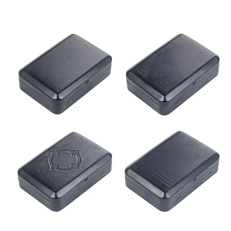Pocket Metal Cigarette Cases Rectangular Tobacco Box Storage Cigarette Box With Clip