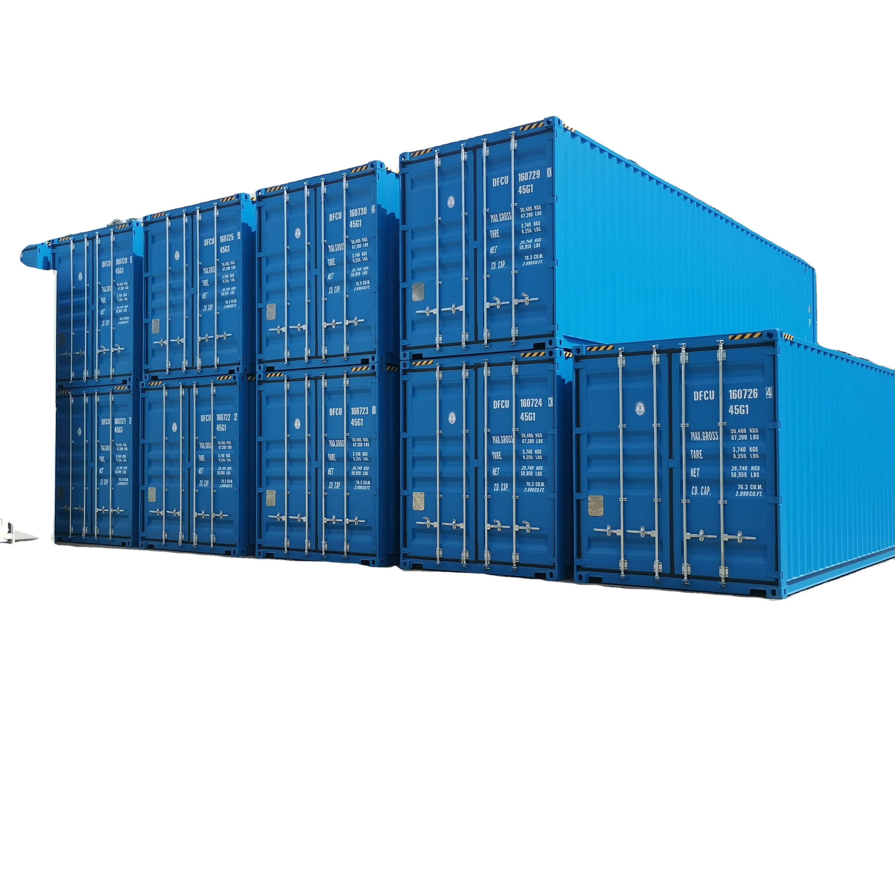 
High end waterproof storage one way containers big capacity standard container 40ft 