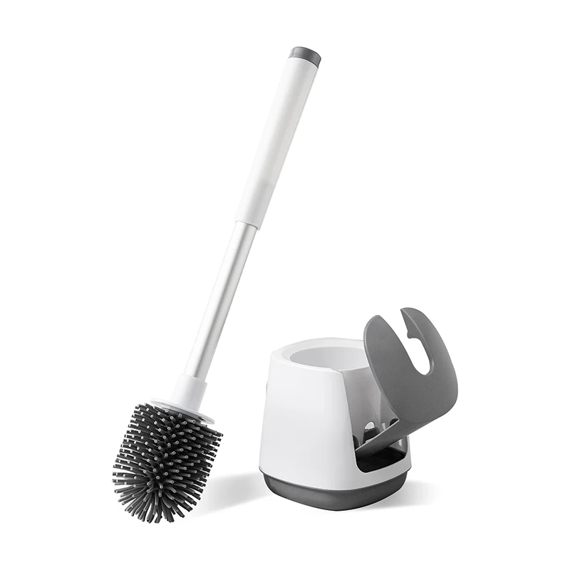 Opening and closing toilet brush set TPR brush