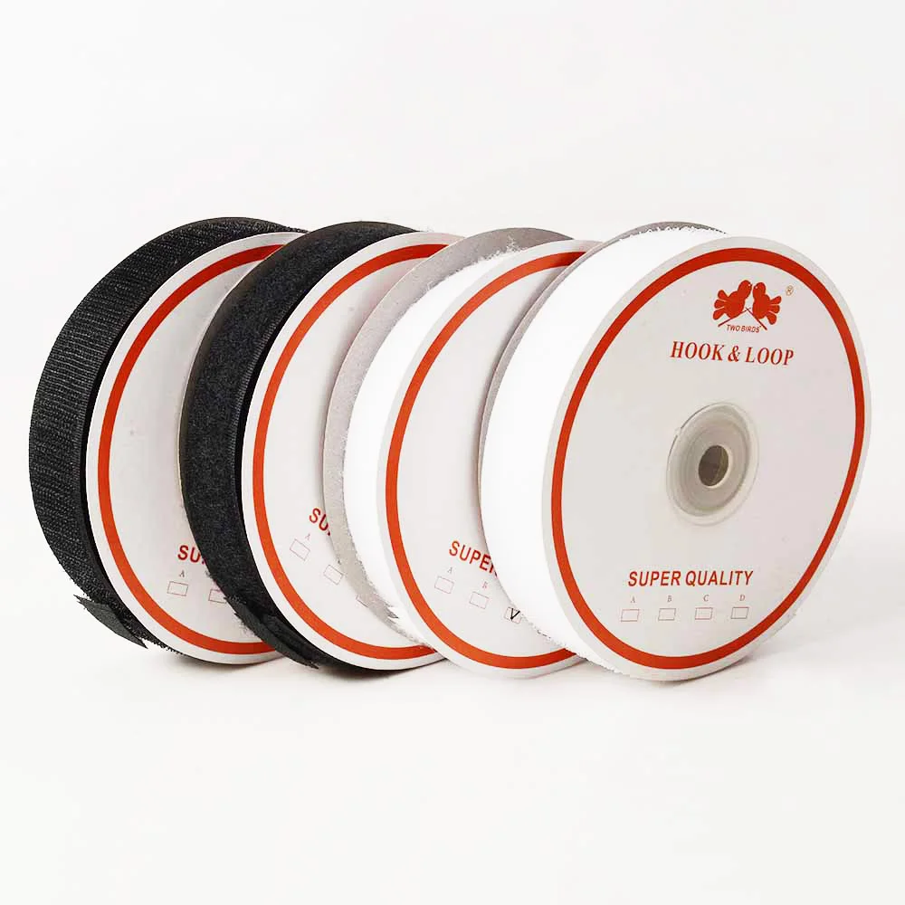 Wholesale Factory 25mm Sew On 100% Polyester Fastener Hook and Loop Strap Tape