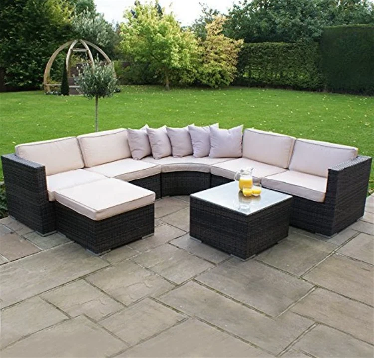
Outdoor Rattan Sofa Special Price Rattan Chair Coffee Table Combination Furniture Leisure courtyard l balcony garden set S251 