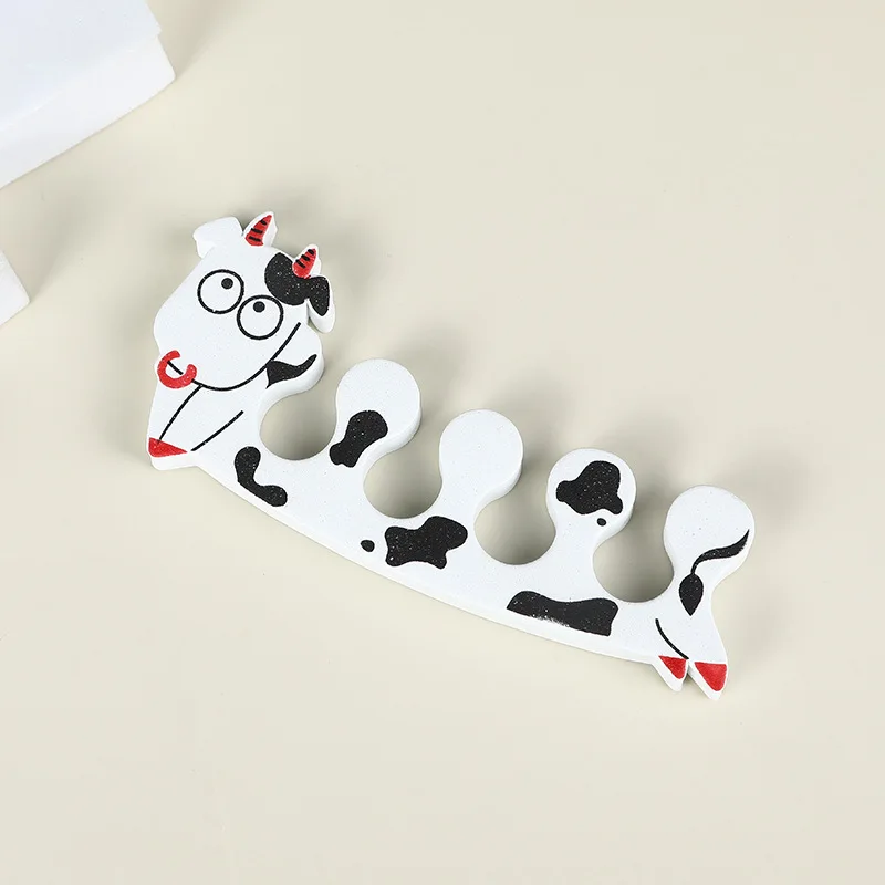 Nail Polish Pedicure Tools Kids Fashion Small Animal Finger Toe Spacers Cartoon Cute Soft EVA Sponge Toe Separators
