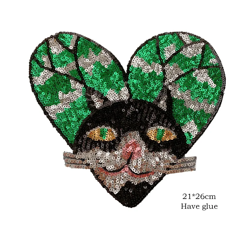 Heart eyes love cat unicorn Embroidery Patch For Clothing