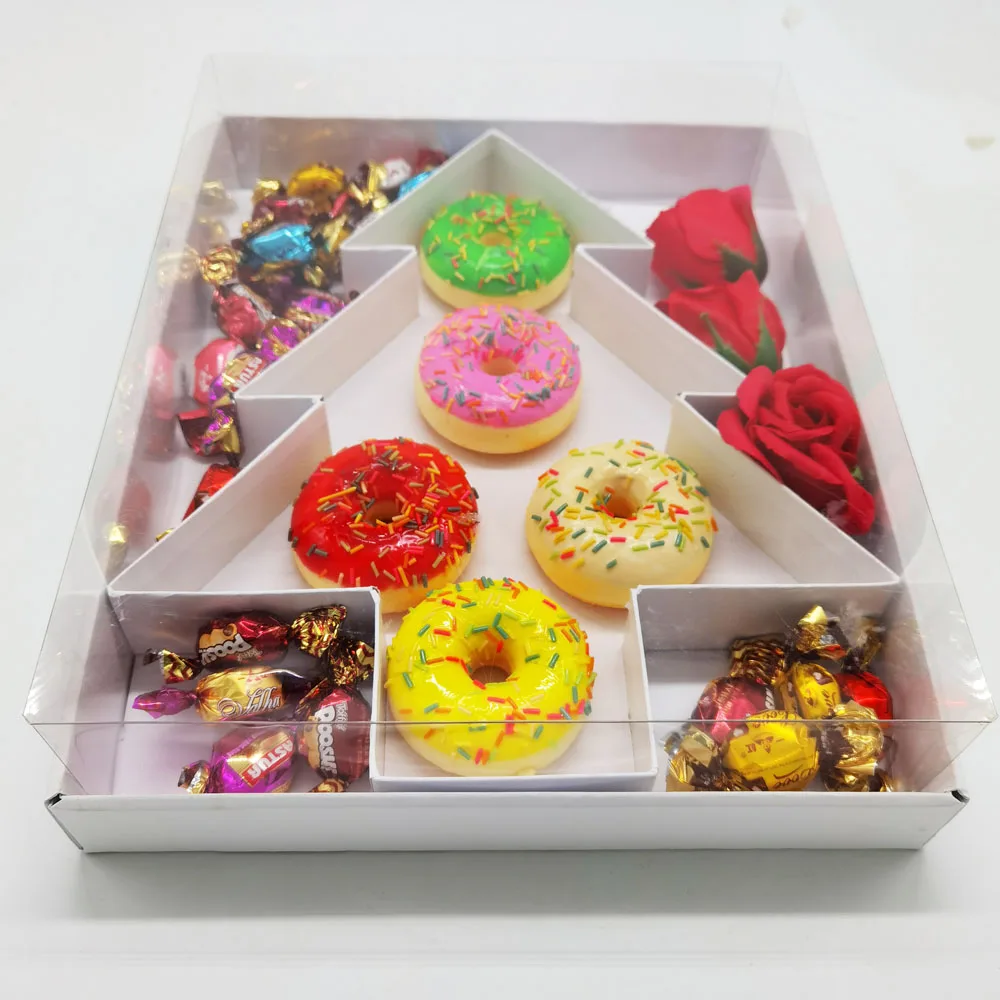 Контейнер для шоколада, клубники, 12 дюймов, картонная подарочная коробка в форме рождественской елки