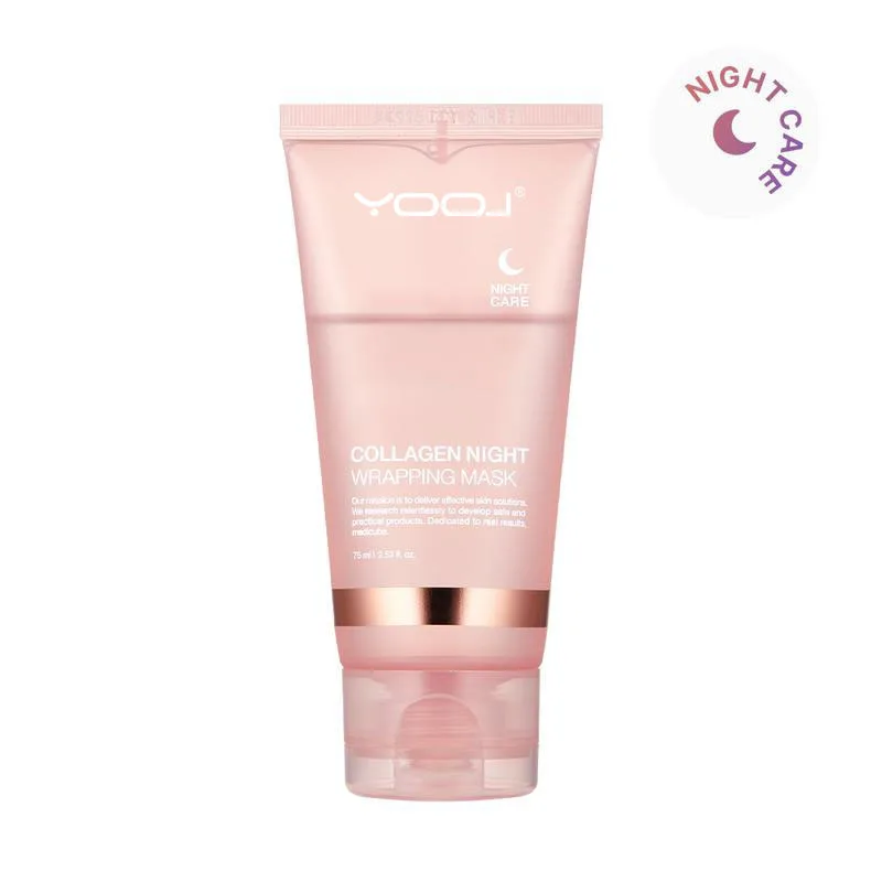 YOOJ Collagen exfoliating facial skin - elastic moisturizing care, reducing sagging and dullness - hydrolyzed collagen