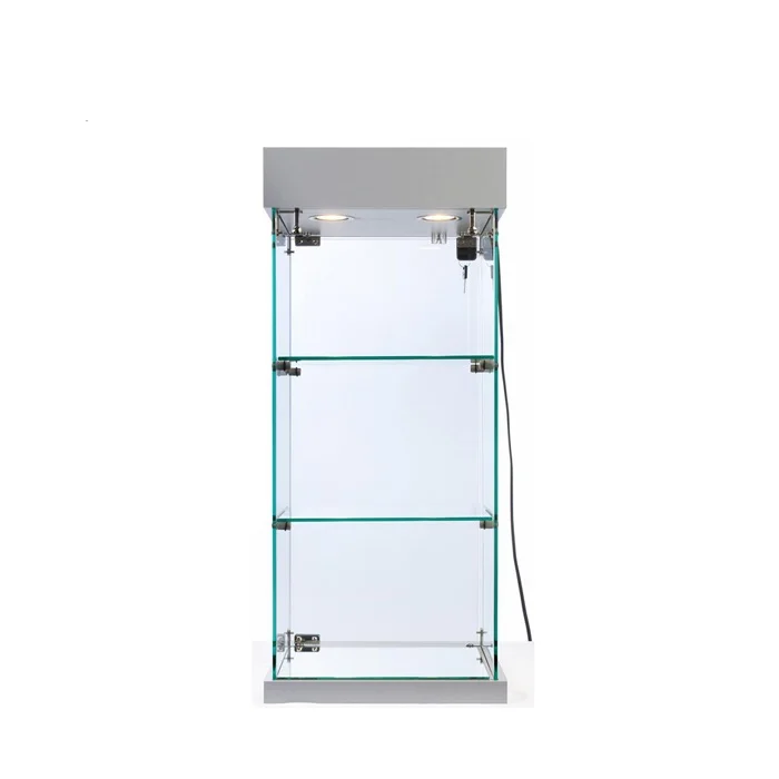 Новый дизайн пользовательский запираемый столешница витринный дисплей со светодиодной подсветкой