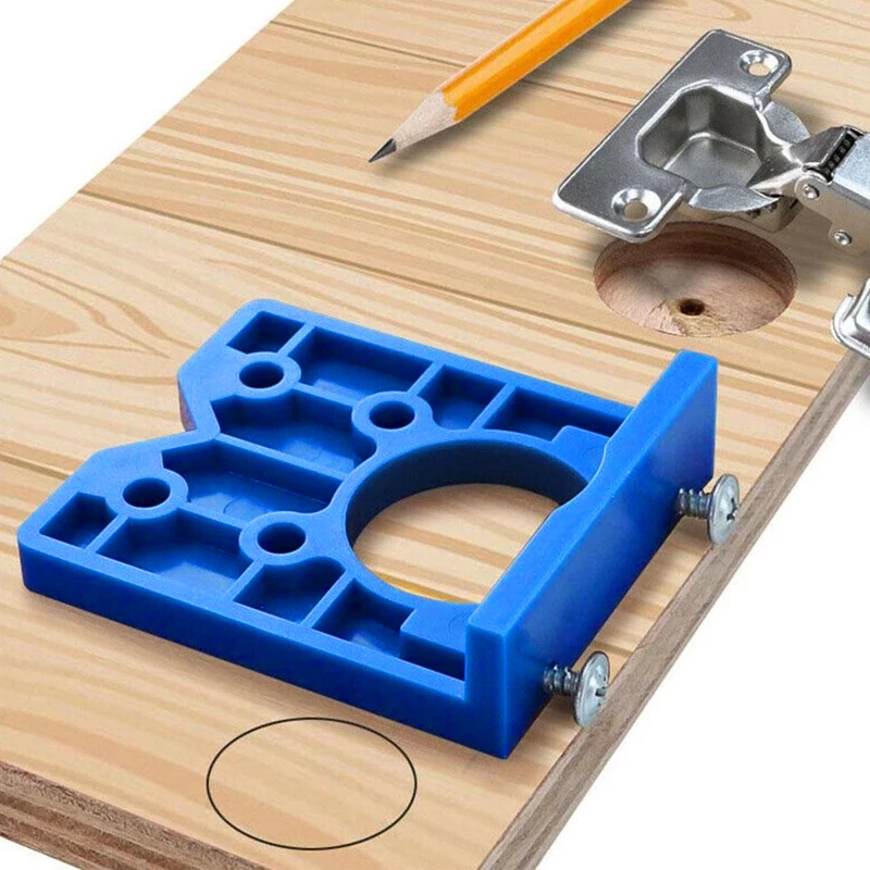 35mm Hinge Drilling Woodworking Tools Concealed Guide Hinge Hole Drill Bit Guide Locator Hole Opener Door Cabinet Accessories