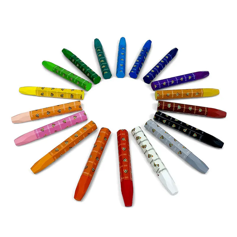 Qianhui oil painting stick Children 12 color heavy color painting supplies tools Art painting tool paintbrush color lead crayon