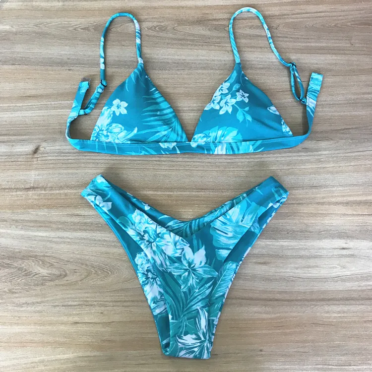 Cikini 2021 Swimwear Women Bandage Thong Brazilian Bikini