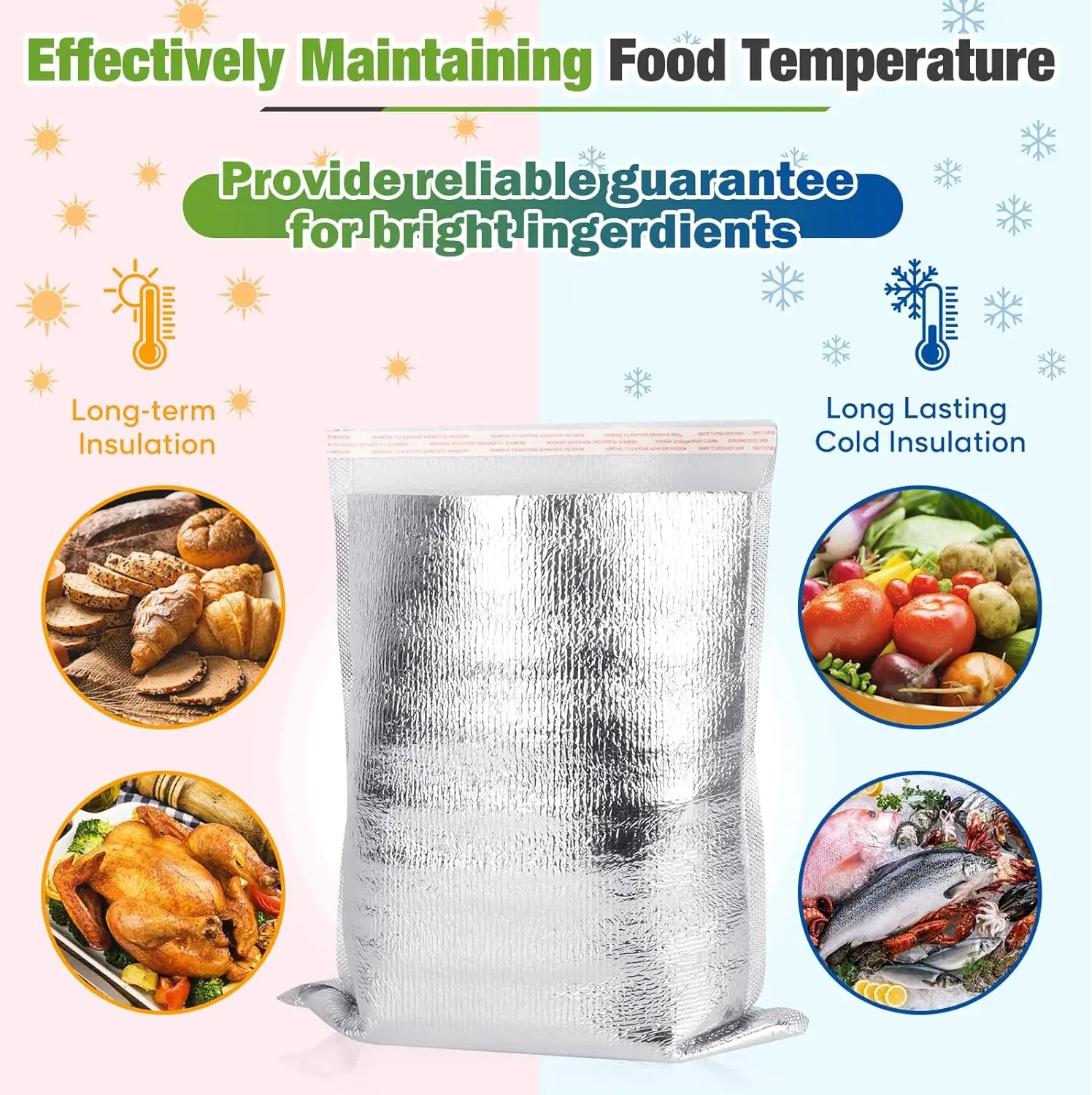 large folding coffee carrier lunch box thermal bag hot and cold boxes insulating insulated food delivery bag for food delivery