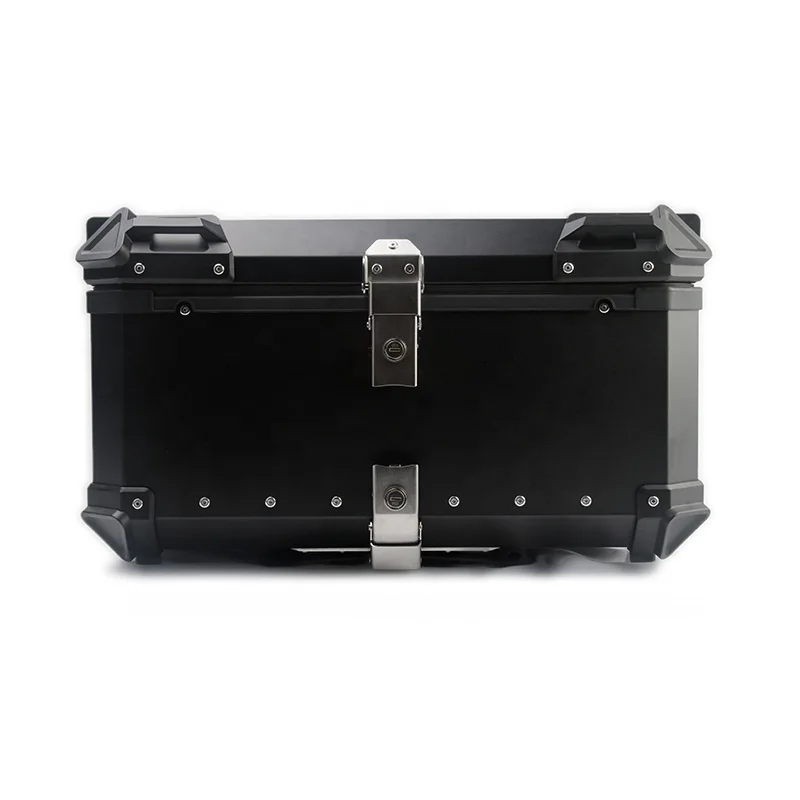 65L Big Garner Aluminum Alloy Plate Motorcycle Waterproof Quick Release Top Box Full Face Helmet Case