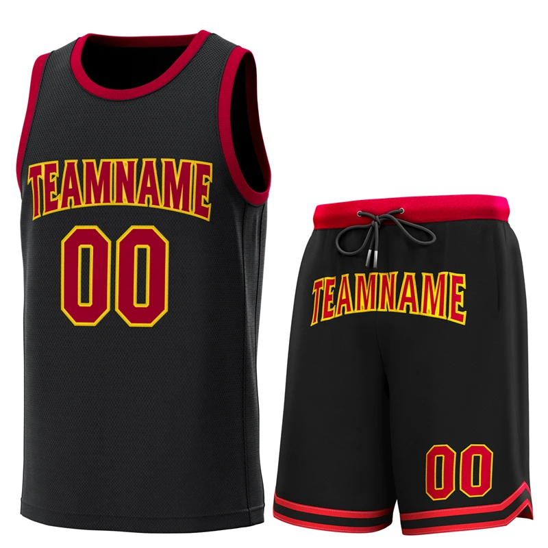 Custom Youth Basketball Wear Printed Reversible Mesh Blank Sublimation Basketball Uniform Kits
