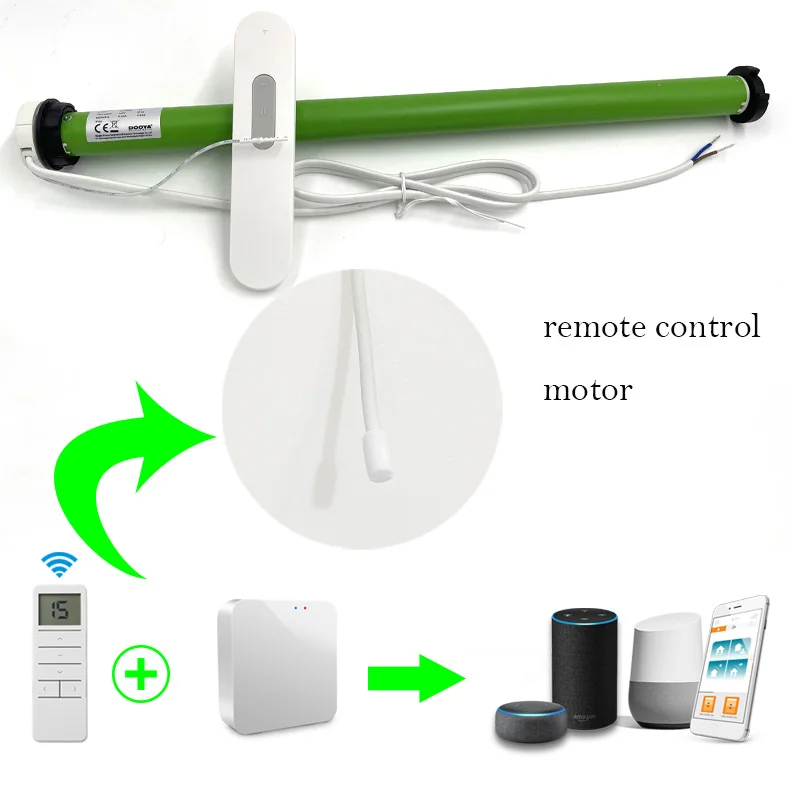 Automated Window Blinds No Drills Blackout Day Night Zebra Electric Blinds Cover