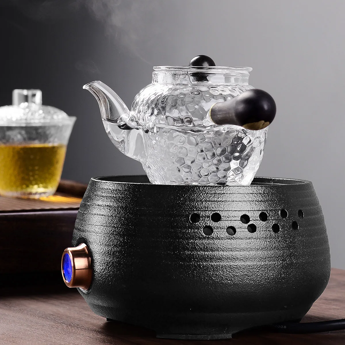 Favorable Price Wooden Tray High Temperature Resistance Flower Beauty Cup Tea Set