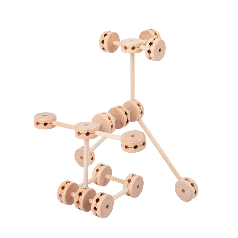 2021 DIY Plug-in Model Educational Toys Building Blocks Bars Different Shape Educational Construction Engineering Set 3D Puzzle