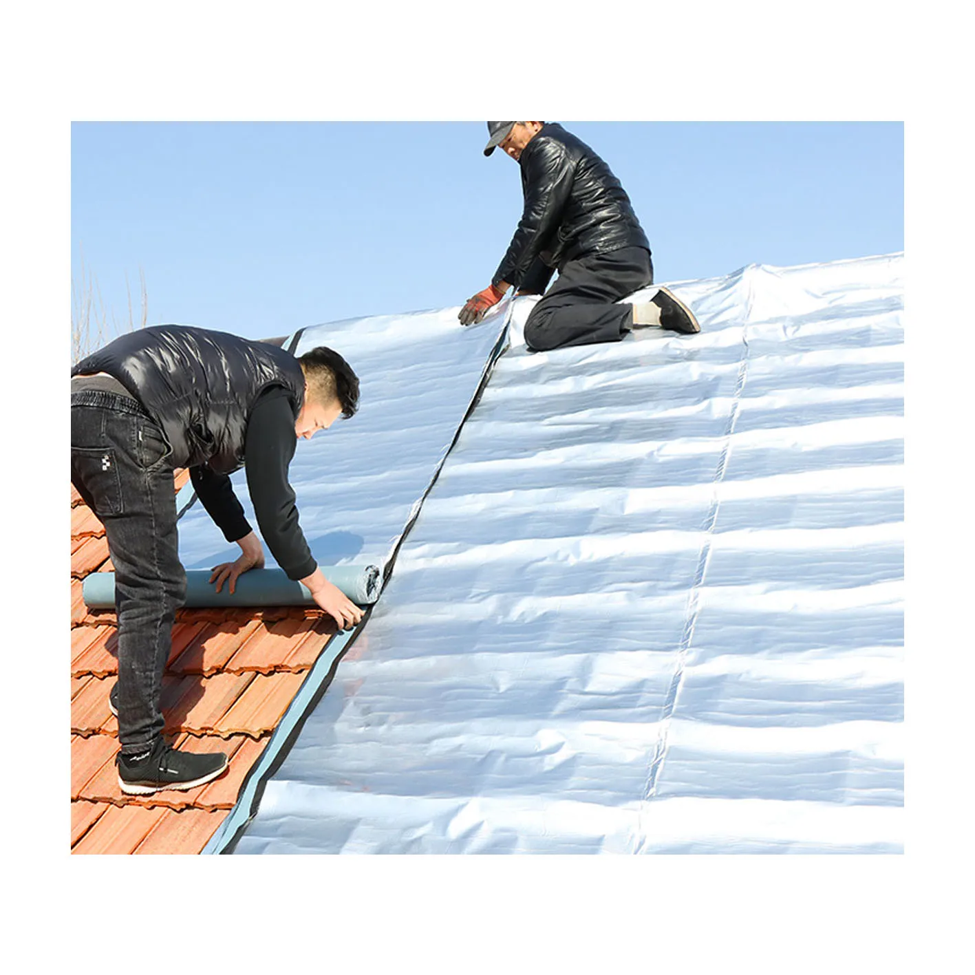 High-Quality Premium Asphalt Self-Adhesive Waterproofing Membrane Cross Membrane for Superior Waterproofing Performance
