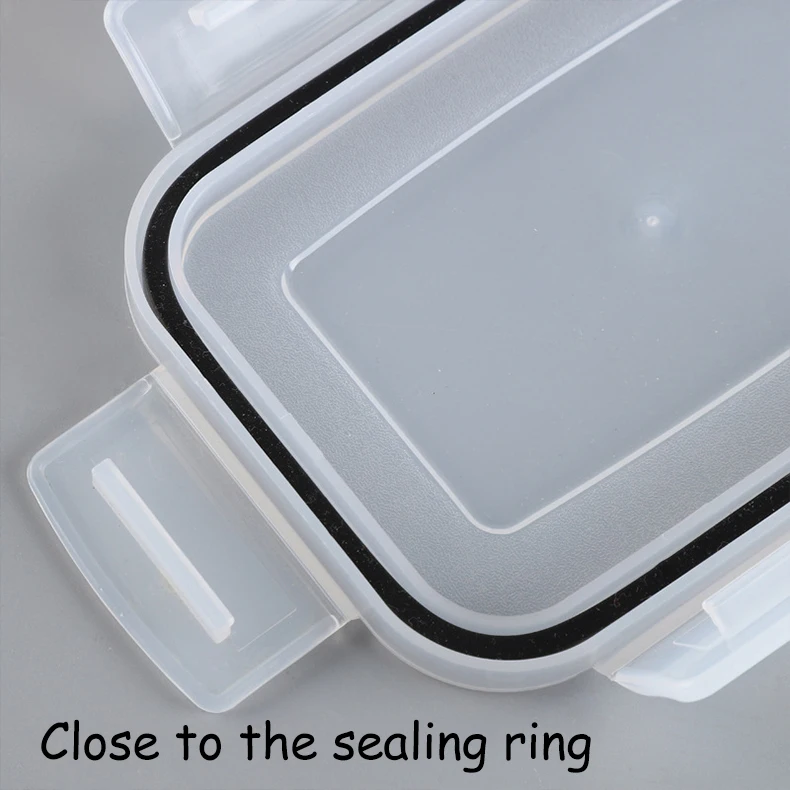 Popular Kitchen Miscellaneous Grain Sealed Can Storage Miscellaneous Grain Can Tea Noodle Clasp Plastic Transparent Storage Tank