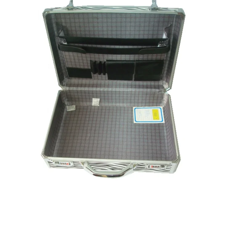 
Aluminum Carry Case With Compartment Custom Business Unisex Hard Shell Briefcase 