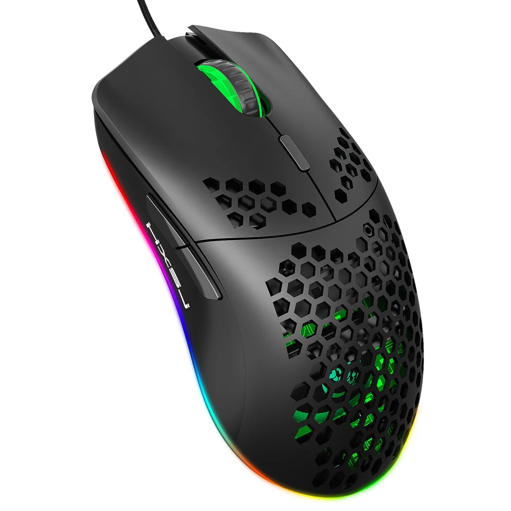 Wholesale Ergonomic Pc Led Computer Optical Professional Wired Rohs Drivers Usb 6D Rgb Light Gaming Mouse Parameters Table