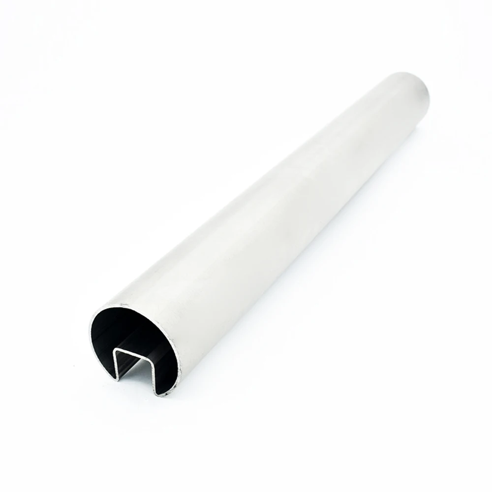 Groove Tube Stainless Steel Slotted Pipe Round Stainless Steel Handrail Slot Tube