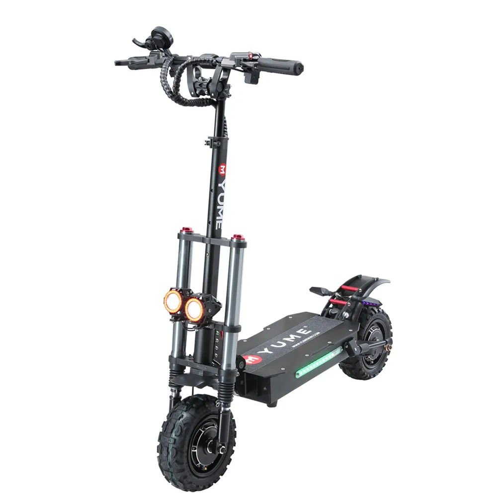 YUME Y11 CE High speed 6000w adult electronic scooter foldable dual motor 11 inch fat tyre escooter with wholesale price