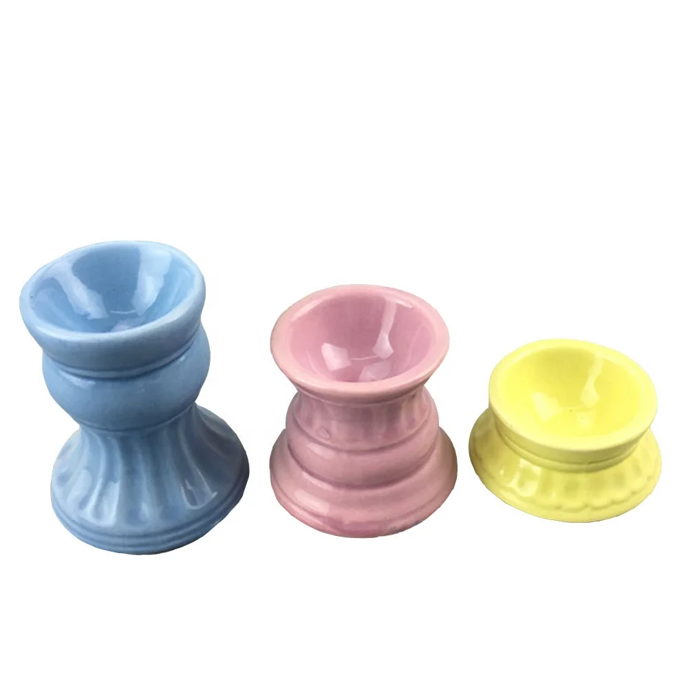 Ceramic Egg Cup and Ceramic Painted Eggshell for Easter Decoration