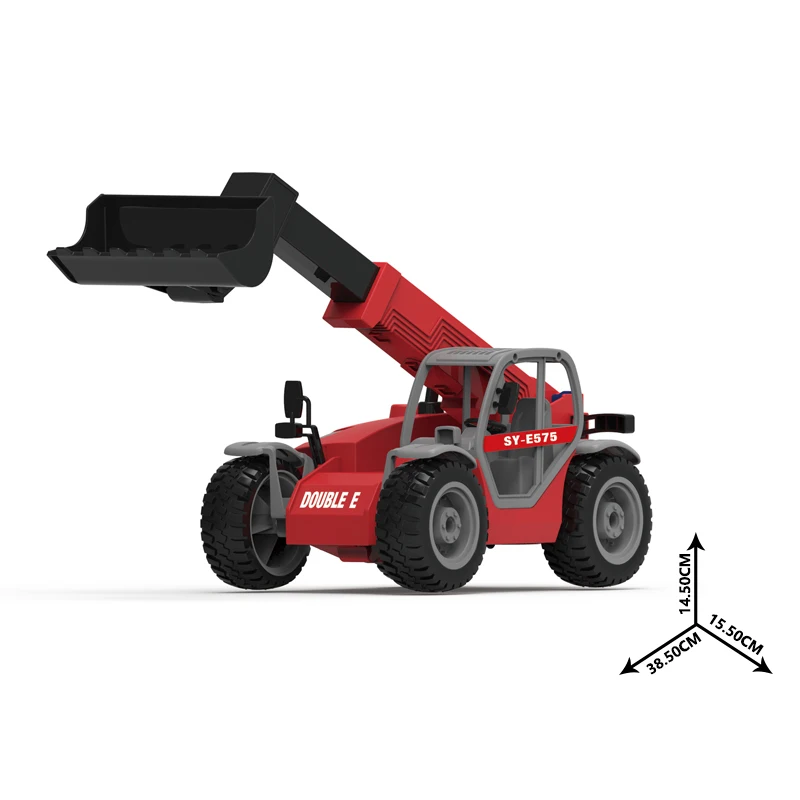 1/20 Vehicles Telescopic Scale Electrical Engineers Toys  Arm Loading Trucks Car Carrier Toy Set Rc Construction Vehicle