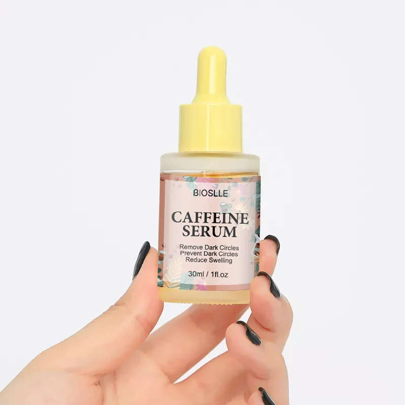 Custom Logo New Arrival 30ml Reduce Dark Circle Serum Brightening and Moisturizing Face Caffeine Essence