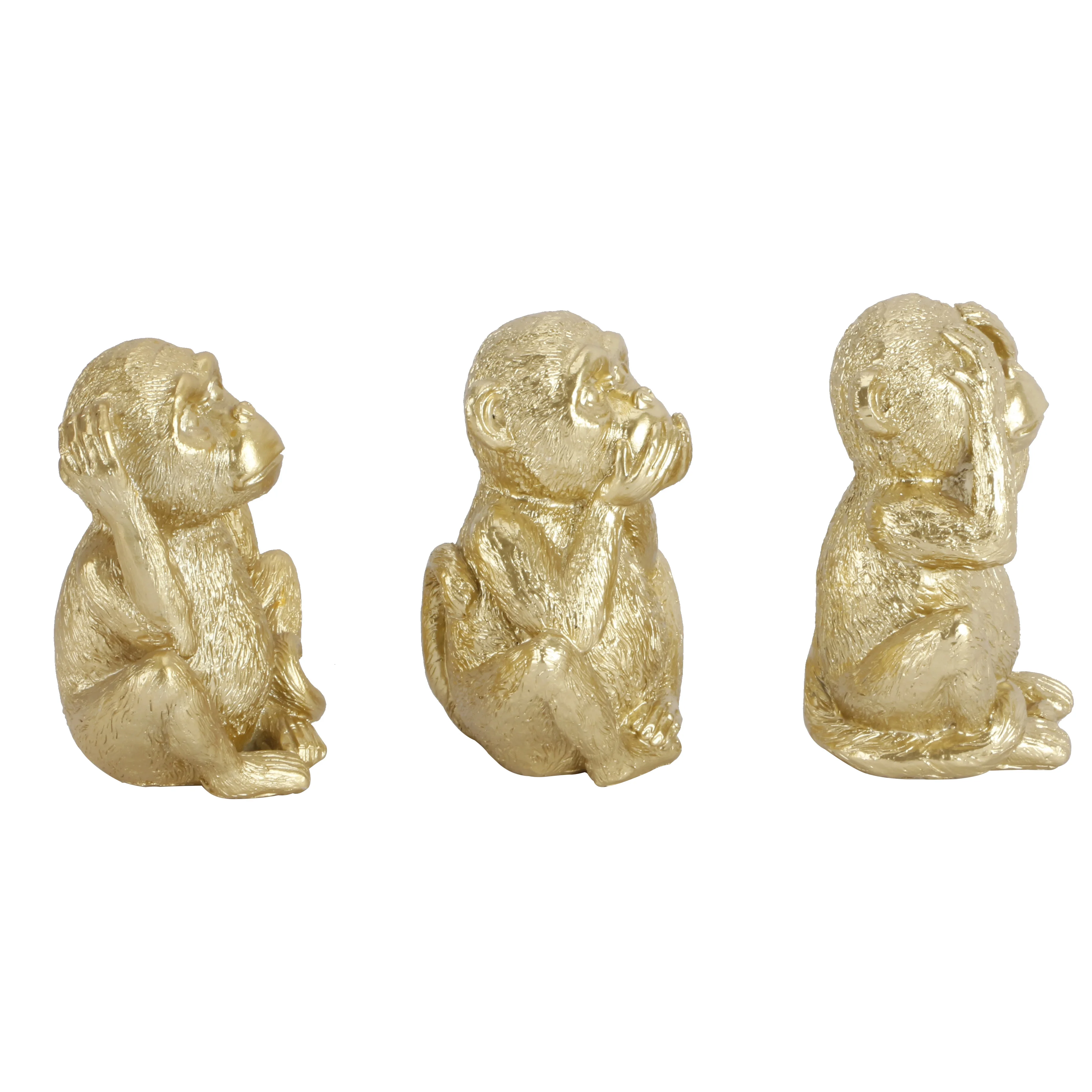 Home Accessories Monkey Ornament Decorations Polyresin resin monkey  Monkey Sculpture Figurine Statue