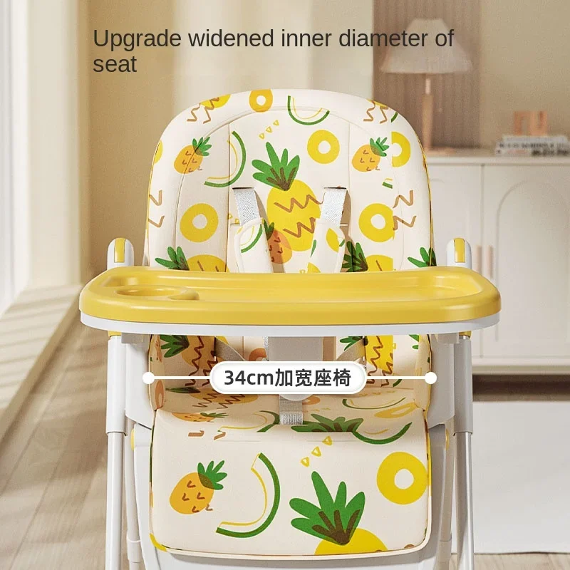 Multifunction Restaurantl Foldable High Chair Baby Dining Chair Booster Seat Foldable Baby Feeding Chair