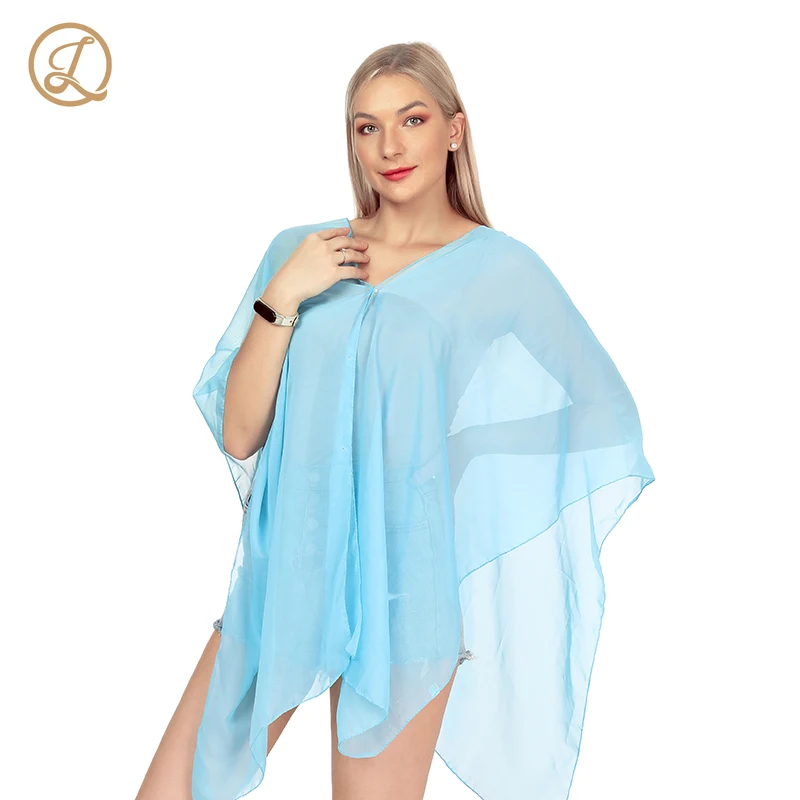 Summer new silk scarf wholesale monochrome sunscreen shawl spot Amazon cross-border live hot sell silk shawl