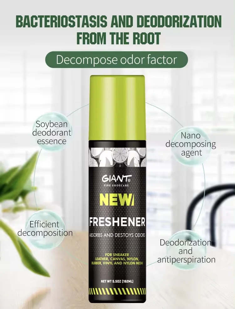 Long Lasting Odor Eliminator Air Freshener Spray for All Types Sneaker Freshener Spray Shoe Deodorant for Bag Locker Closet