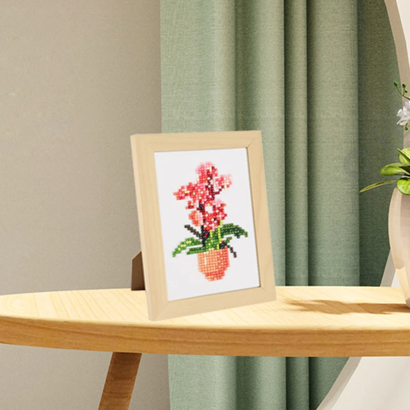 Factory DIY 5d Mini Diamond Painting Custom Flowers Potted Plants Small Diamond Painting for Kids Adults Diamond Paintings Kits