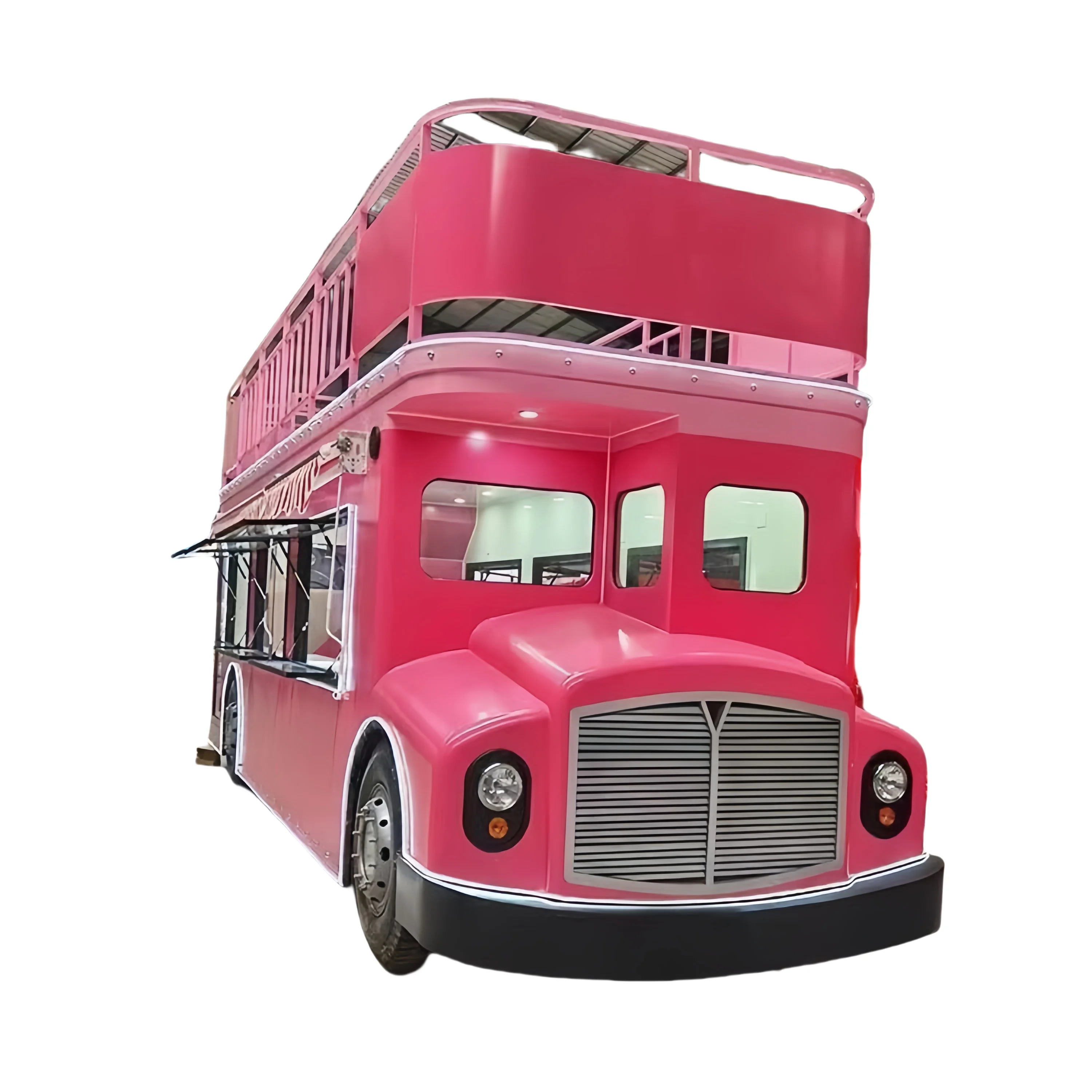 Electric Quick Travel Ice Cream Food Truck Hot Dog Coffee Bar Kitchen Fully Equipped Food Truck Kiosk Double-decker Bus