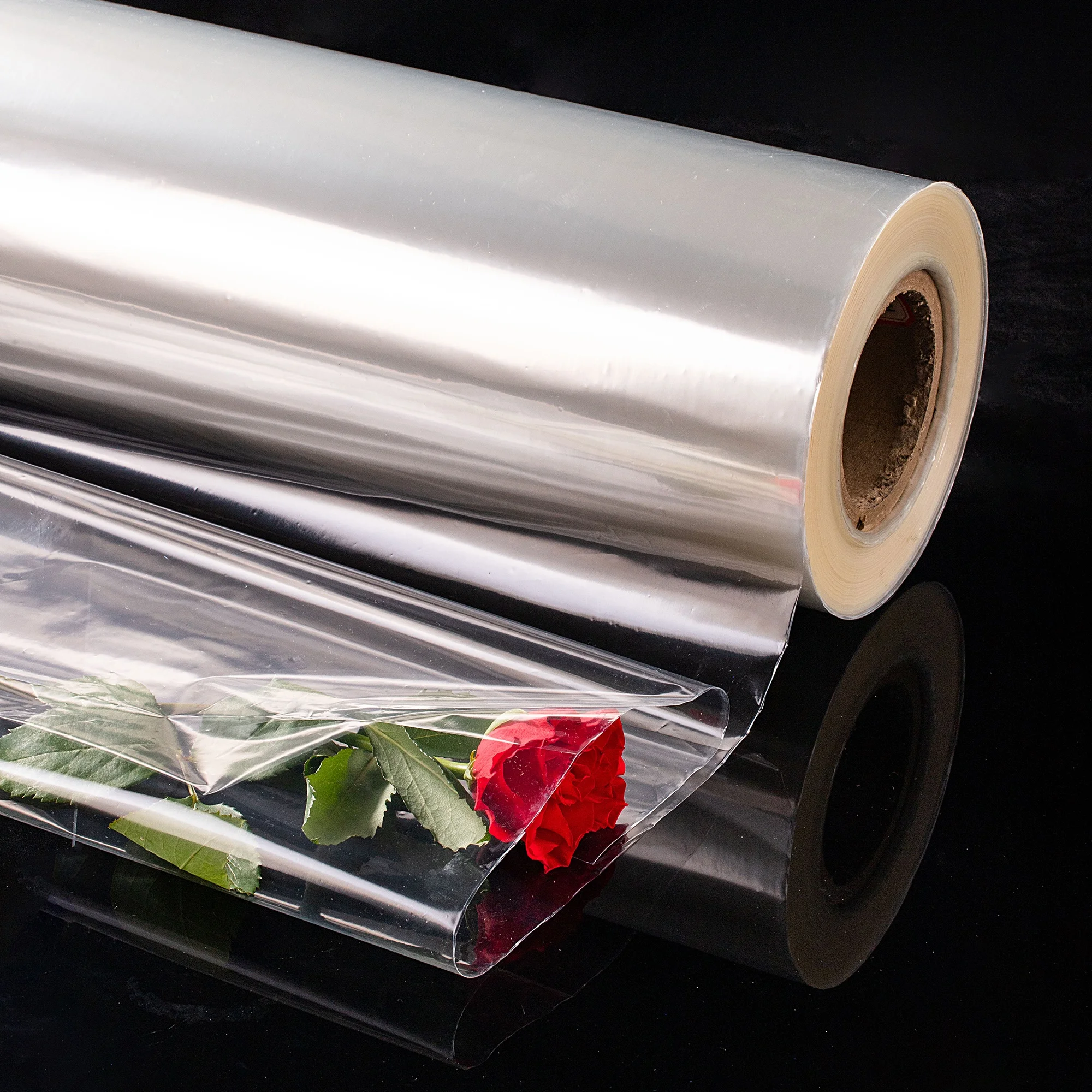 Custom Color Printing Flexible Clear Laminating Transparent PLA Packaging Film For Bread Ice Cream