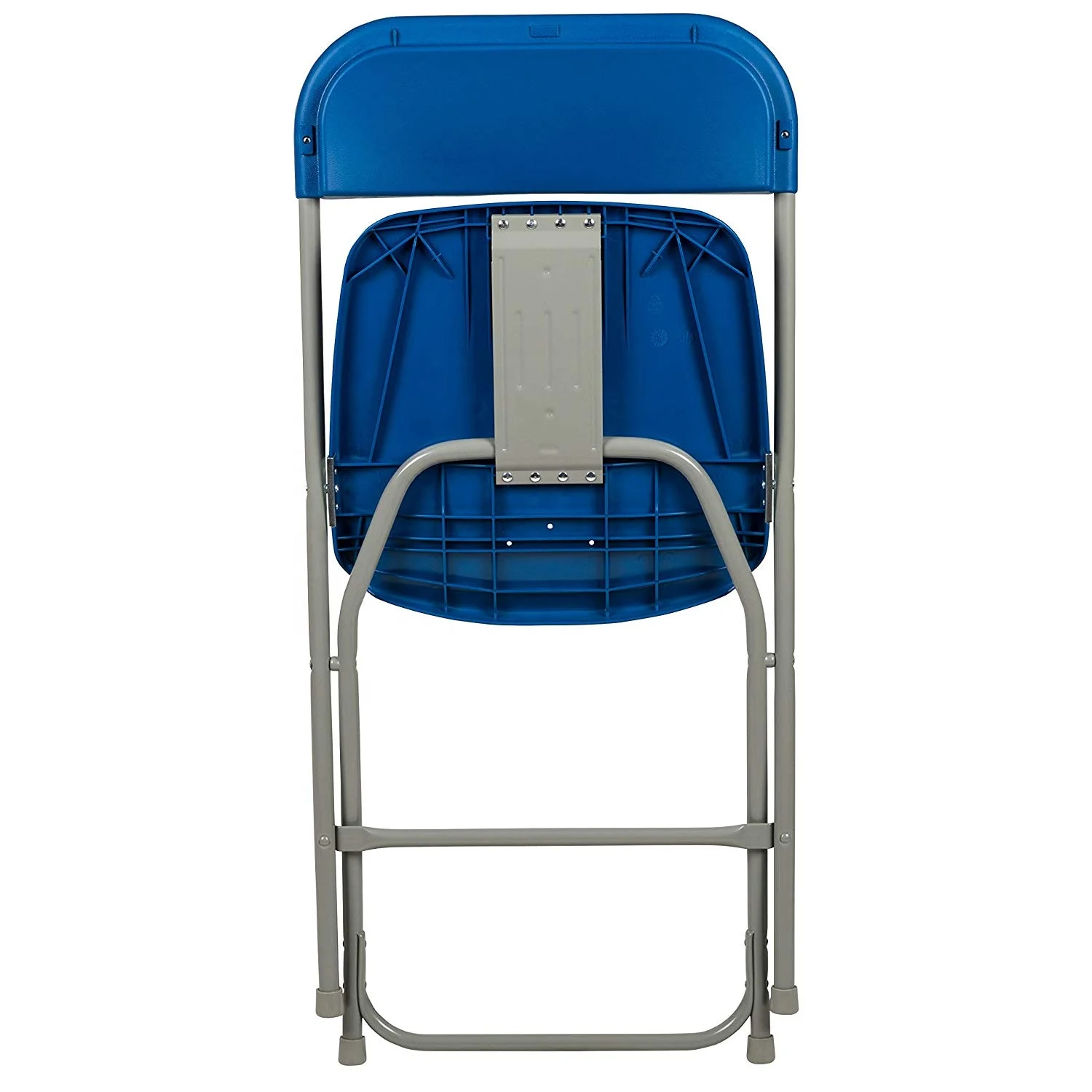 Premium Blue PP Plastic Folding Chair Portable and for Indoor/Outdoor Events like Banquets Weddings Parties Garden Patios