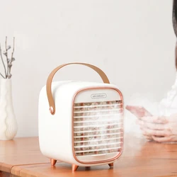 2021 New Arrival Portable Air Conditioner Fan,USB Rechargeable Personal Mini Desktop air cooler Humidifier Purifier