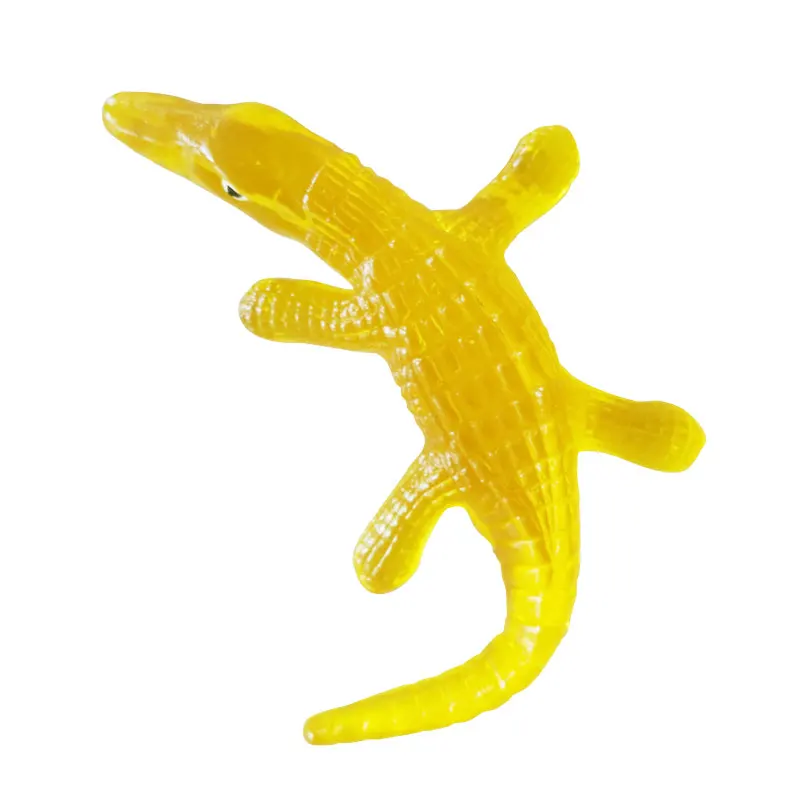 Classic TPR Soft and Sticky Factory direct sale scary animal TPR material sticky novelty crocodile shape toy